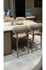 Ada Ahşap Bar Sandalyesi - Görsel 6