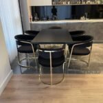 LÜKS ANKARA Metal 6 Kişilik Sandalye Takımı