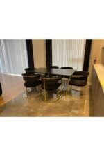 Ankara Metal Sandalye Seti 6 Kişilik - Görsel 5