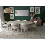 Bohem Metal Ayak Masa Seti 6 Kişilik