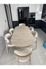 Bohem Metal Ayak Masa Seti 6 Kişilik - Görsel 4