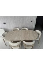 Bohem Metal Ayak Masa Seti 6 Kişilik - Görsel 7