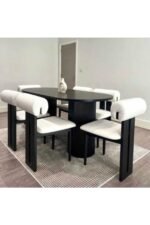 Bohem Tombul Ayak Masa Seti 6 Kişilik