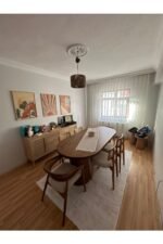 Ceviz Bohem Masa Seti 6 Kişilik