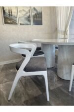 Bohem Masa Takımı Ahşap Masa Takımı 6 Kişilik Masa Sandalye Takımı İskandinav Takım - Görsel 4