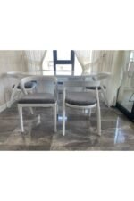 Bohem Masa Takımı Ahşap Masa Takımı 6 Kişilik Masa Sandalye Takımı İskandinav Takım - Görsel 5