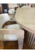 Bohem Masa Takımı Ahşap Masa Takımı 6 Kişilik Masa Sandalye Takımı İskandinav Takım - Görsel 3