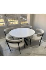 Bohem Yuvarlak Masa Seti 4 Kişilik – Urban