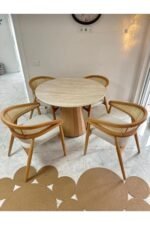 Bohem Yuvarlak Masa Seti 4 Kişilik – Elite