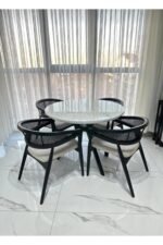 Bohem Yuvarlak Masa Seti 4 Kişilik – Classic
