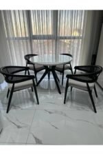 Bohem Yuvarlak Masa Seti 4 Kişilik – Classic - Görsel 2