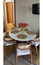 Bohem Yuvarlak Masa Seti 4 Kişilik - Görsel 2