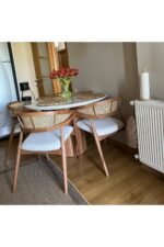 Bohem Yuvarlak Masa Seti 4 Kişilik - Görsel 4