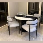 Bohem Yuvarlak Masa Seti 4 Kişilik – Açılır