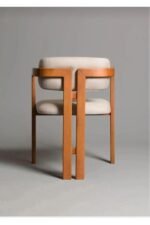 Bohem Yuvarlak Masa Seti 4 Kişilik – Doğal Ahşap - Görsel 3