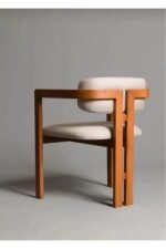 Bohem Yuvarlak Masa Seti 4 Kişilik – Doğal Ahşap - Görsel 4