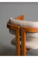 Bohem Yuvarlak Masa Seti 4 Kişilik – Doğal Ahşap - Görsel 5