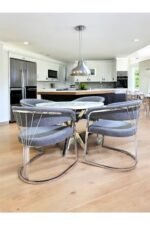 Bohem Yuvarlak Masa Seti 4 Kişilik – Minimal