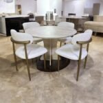 İskandinav Masa Seti 4 Sandalyeli 110 cm