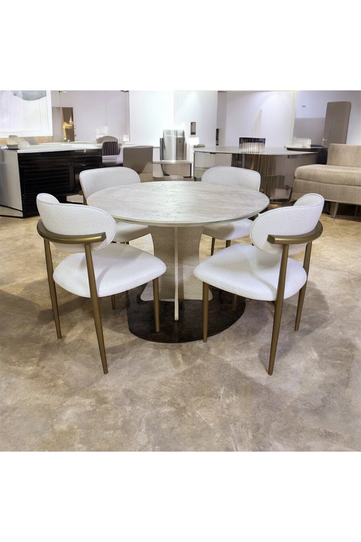 Bohem İskandinav Masa Ve Sandalye Takımı 4 Sandalye 1 Masa (100 lük )