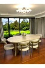 Metal İskandinav Masa Seti