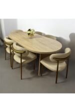 Metal İskandinav Masa Seti - Görsel 2