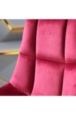 ErgoLine Ofis Sandalyesi Krom Ayaklı Kırmızı - Görsel 2