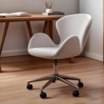 ErgoLine Ofis Sandalyesi Krom Ayaklı Beyaz