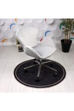 Ofis Ders Çalışma Çok Amaçlı Poliüretan Krom Ayaklı Ergonomik 360 Derece Sandalye - Görsel 2