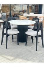 Zion Hasırlı Sandalye Siyah - Görsel 3