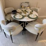 Atlas Gold Bohem Masa Seti 4 Kişilik